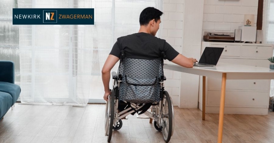 employee on wheelchair